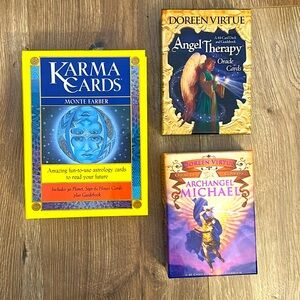 (3) LIKE NEW Vintage & RARE Doreen Virtue Tarot Card Decks